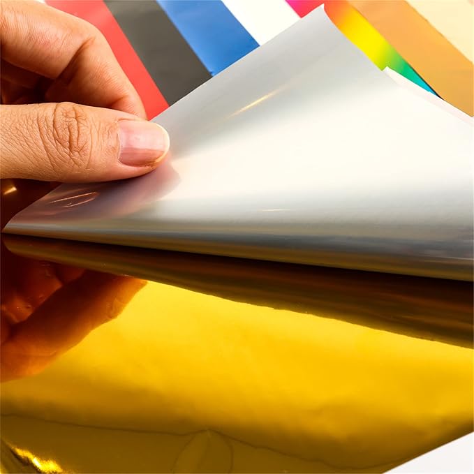Briartw 20x29cm Hot Foil Paper 50 Sheets Pack Toner Reactive Foil Hot Stamping - Image 7