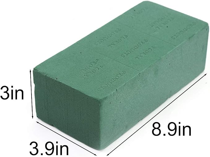 3PCS Floral Foam Bricks, Florist Flower Foam Green Blocks Flower Arrangement - Image 2