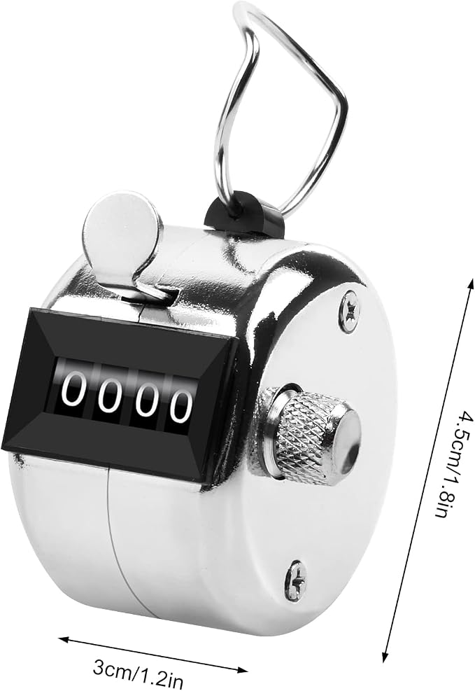 2 Pack Metal Hand Counter Four-Digit Counter - Image 6