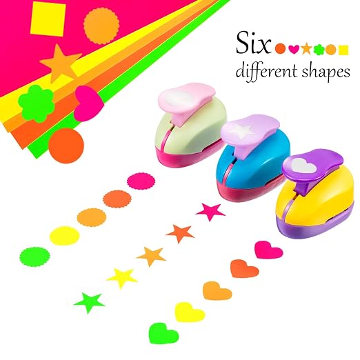 CHENGU 16 Pcs Craft Holes Punch Paper Punchers Scrapbook Punches - Image 6
