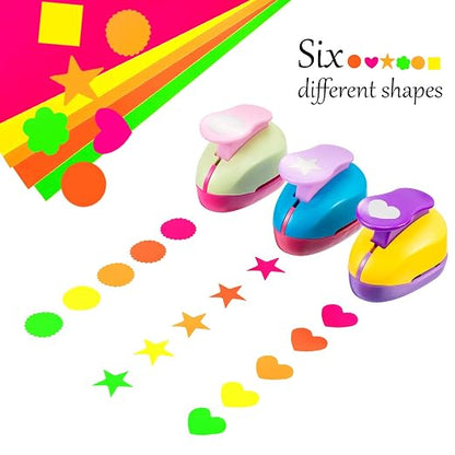 CHENGU 16 Pcs Craft Holes Punch Paper Punchers Scrapbook Punches - Image 6