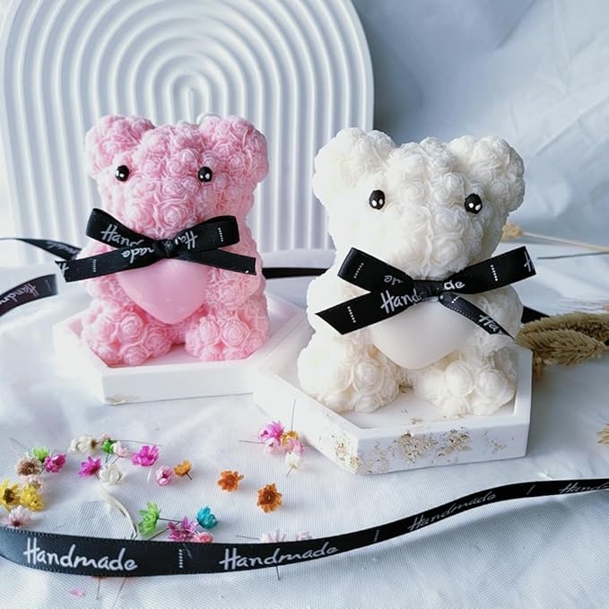 Rose Bear Silicone Mold - Image 2