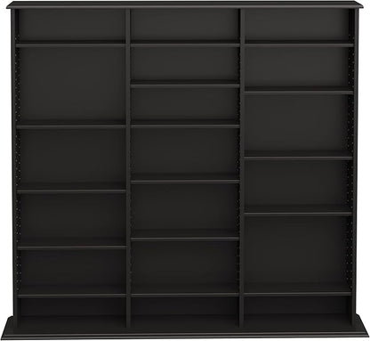Prepac 3 Column Tall Media Storage Cabinet, Display Cabinet, Blu-rays - Image 6