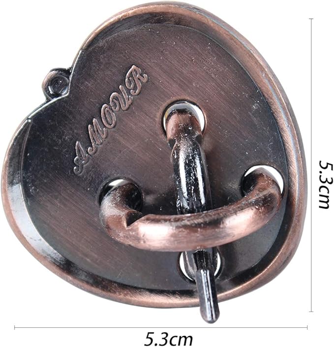 Brain Teaser Puzzle for Adults Puzzles Metal Hole Lock Adult Educational Toy - Image 5