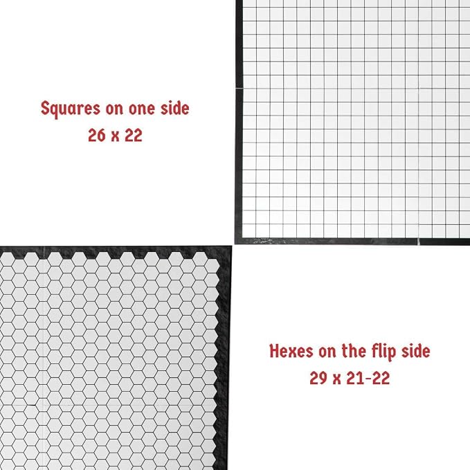 Hexers XL Role-Playing Game Board, Vinyl Mat Alternative Compatible - Image 3