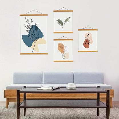 Ywlake Magnetic Poster Hanger, 10x10 10x32 10x20 Poster Frame Wood Wooden - Image 6