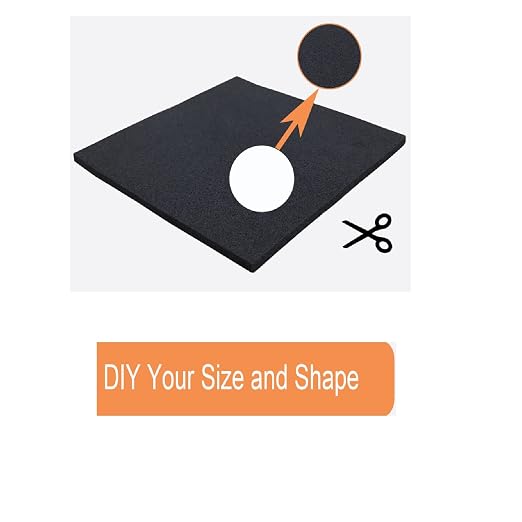 8 Pcs Foam Padding Sheet with Adhesive, Neoprene Rubber Adhesive Pads Closed - Image 3