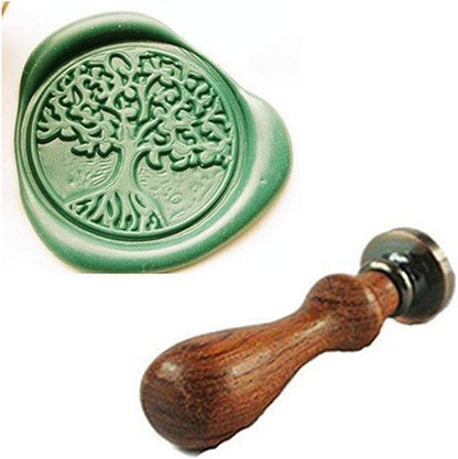 MNYR Vintage Tree of Life Tree Plant Wax Seal Sealing Stamp Embellishment by MNYR