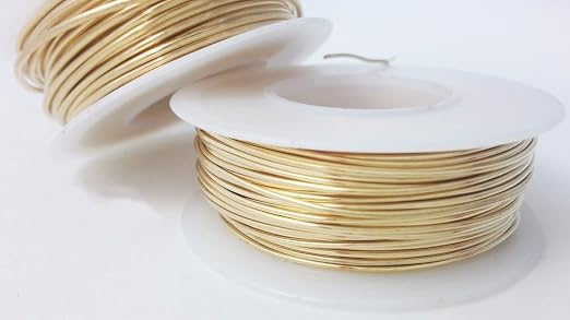 22 Gauge, Jeweler's Brass Wire, Round Dead Soft CDA #230 Alloy Jewelry Grade - - Image 4