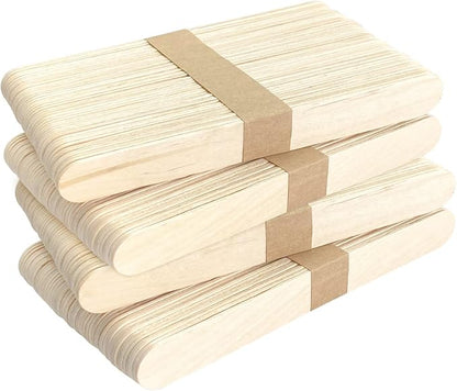 200Pcs Jumbo Wooden Craft Sticks Wooden Popsicle Craft Sticks Stick 6” Long x - Image 3