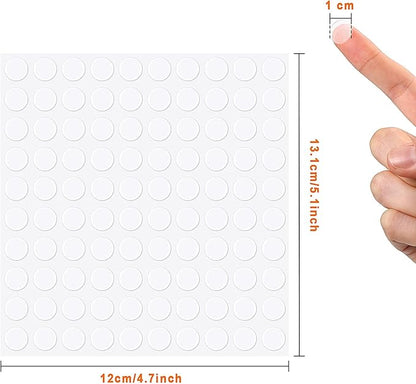 Zonon 1000 Pcs Double Sided Adhesive Dots Clear Glue Point Tape Stickers - Image 2