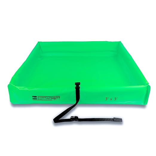 Duck Pond - 3’ x 3’ - Lime Green by SecondaryContainmentBerms-MadeinUSA