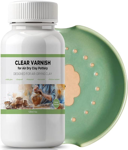 120ml Air Dry Clay Varnish by LIIZOUSUDA