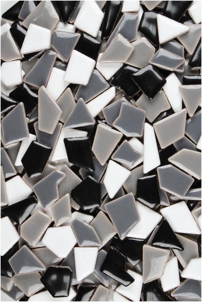 Ceramic Mosaic Tiles for Crafts & Art Projects 200 Grams Vibrant Colors Pieces - Image 3
