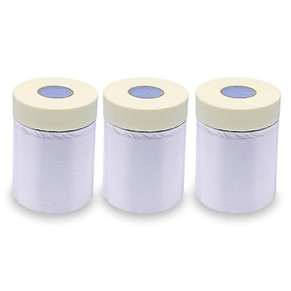 Lichamp Plastic Cover for Painting, Pre-Taped Masking Film, 22 inch x 30 Yard x by Lichamp