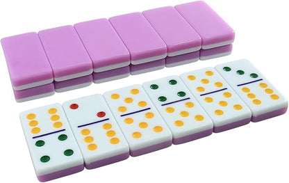 IDTQ Dominoes Set for Adults, Double 6 Dominos Game Set by IDTQ