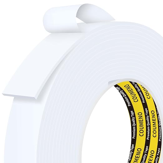 Double Sided Foam Strip, EVA Foam Tape, Double Sided Sponge Adhesive Mounting by COUMENOAdhesivetape