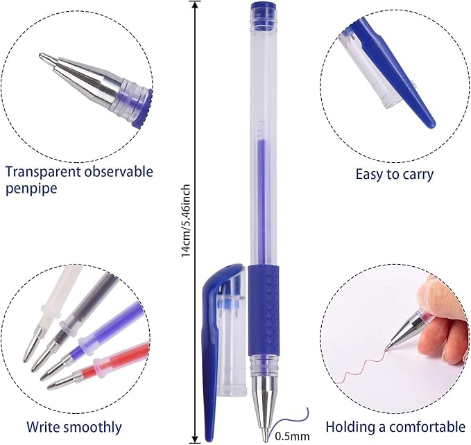 JANYUN 8 Pieces Heat Erasable Pens - Image 2
