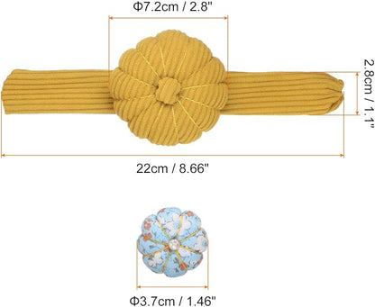 HARFINGTON Wrist Pin Cushions, Sewing Needle Pin Cushion Adjustable Strap - Image 2