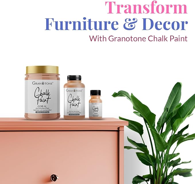 GRANOTONE Chalk Paint for Furniture | Matt-Finish Water-Based Acrylic Paint for - Image 2