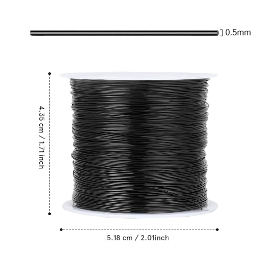 262FT Jewelry Wire 24 Gauge Tarnish-Resistant Copper Beading Wires Roll Bulk - Image 3