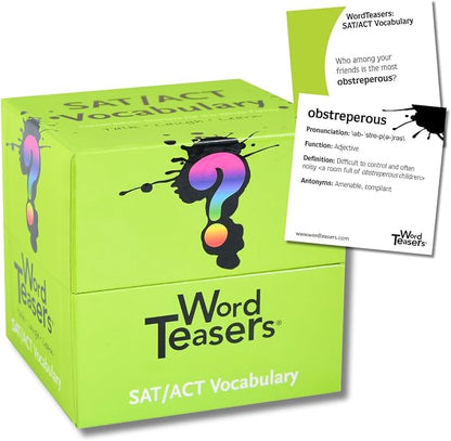 ? WORD TEASERS SAT Vocabulary by WORDTEASERS