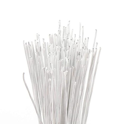 CCINEE 22 Gauge White Floral Wire Stem - Image 4