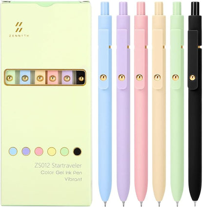 Ddaowanx Colorful Gel Pens, 0.5mm Fine Point Retractable, Cute Pens by Ddaowanx