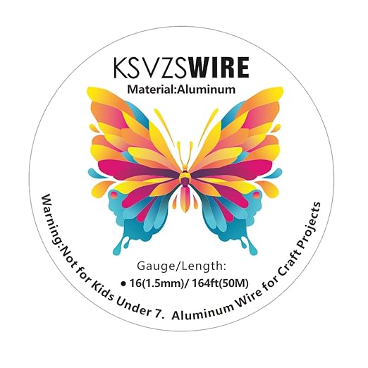 16 Gauge Aluminum Wire 164 Feet KSVZS Bendable Metal Wire - Image 2