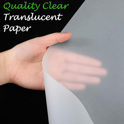Ctosree 36" x 20 Yards 1000H Design Vellum Roll Architectural Vellum Paper - Image 3