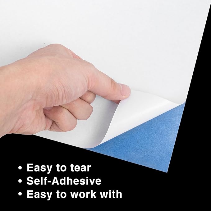 MEARCOOH 20-Pack Self Adhesive Foam Sheets, 10 Colors 2mm Sticky Eva Foam Paper - Image 3