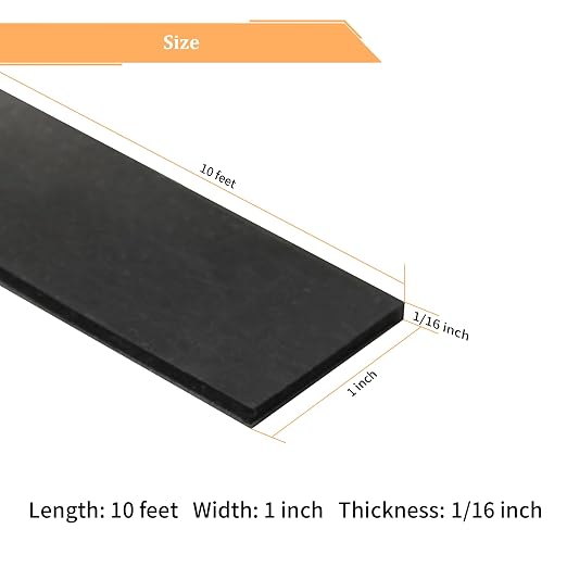 DOBTIM Solid Neoprene Rubber Strips - Image 5