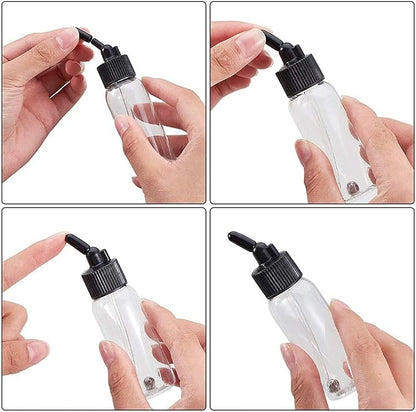 10 Pack 30ML Airbrush Plastic Bottles Jars - Image 4