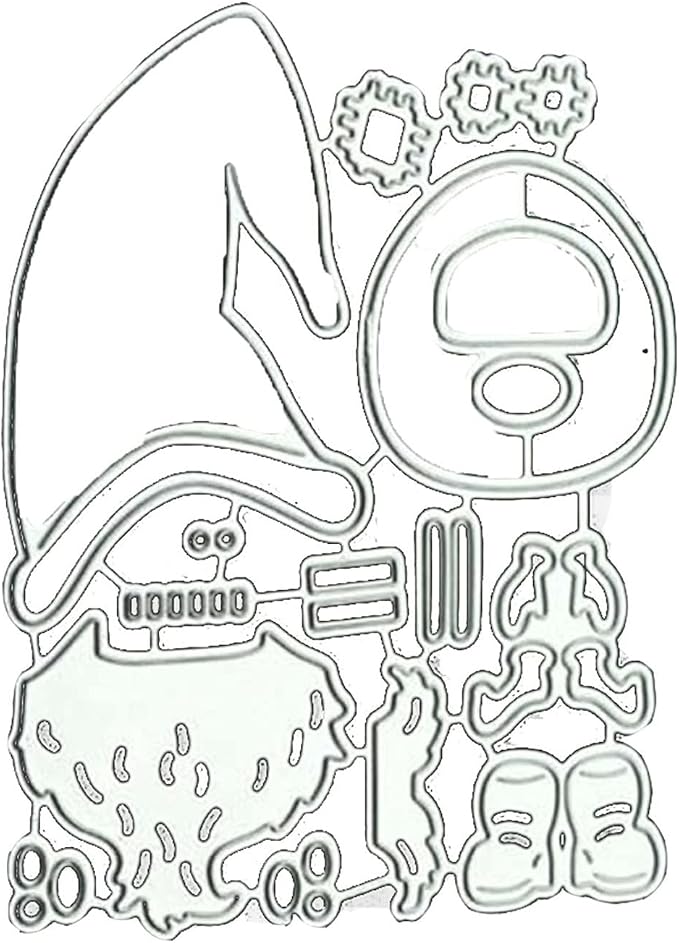 Metal Cutting Dies DIY Merry Christams Embossing Stencil Template Scrapbooking - Image 2
