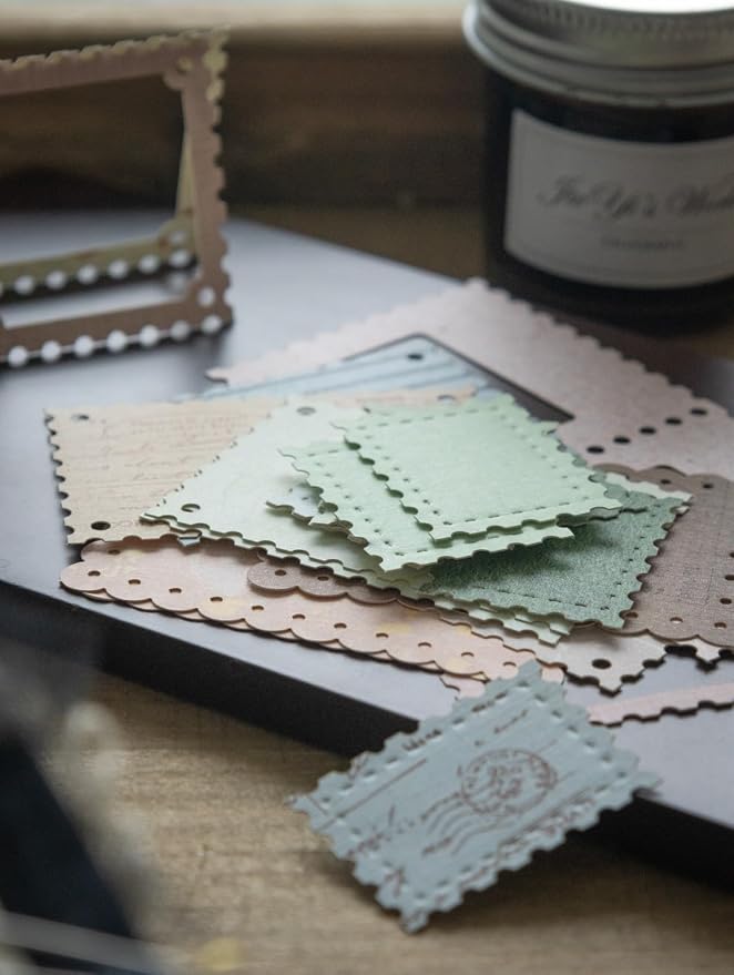 Vintage Scrapbook Paper Set, Scrapbooking, DIY Crafts, and Art Supplies - Image 5