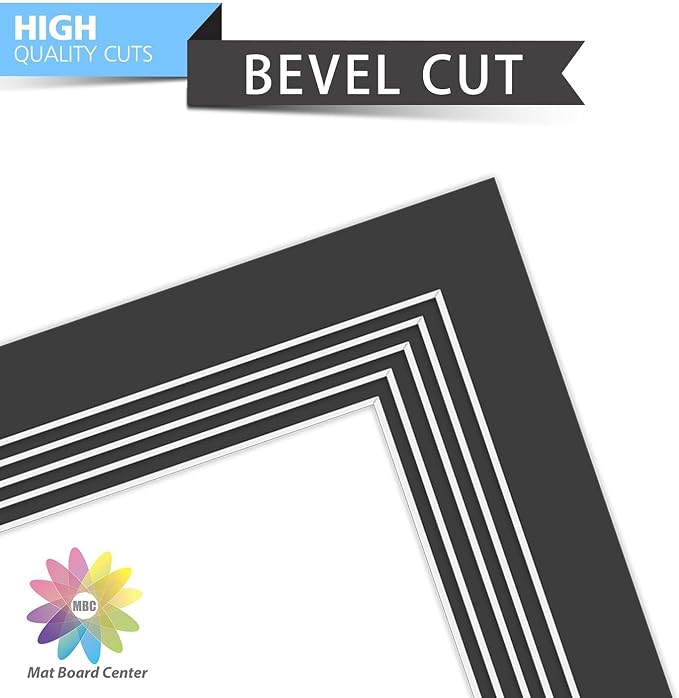 MBC Mat Board Center, 16x20 for 12x16 Black Photo Picture Mats - Image 4