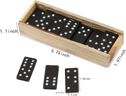 Kicko Mini Wooden Dominoes Set - Image 4