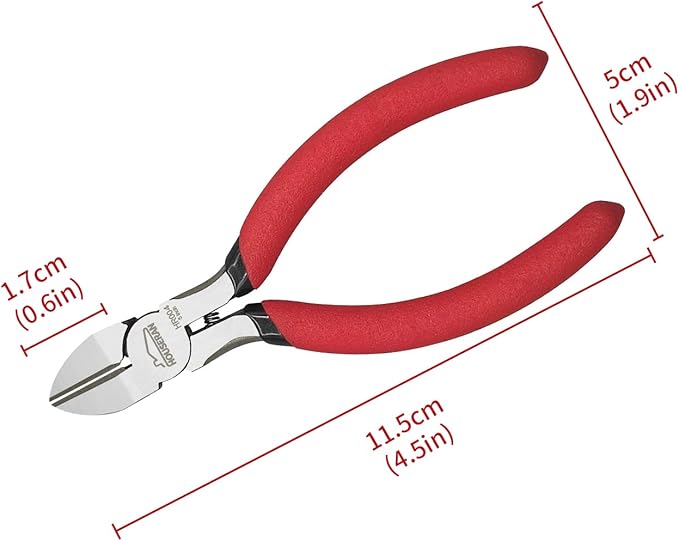 5 inch Wire Cutters, 5 Pack Diagonal Cutters, Side Cutters, Wire Cutter Set - Image 2