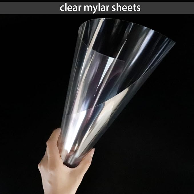 24 Pack 4 Mil Clear Mylar Stencil Sheets, Laser Cutting, Gyro-Cut Tool Template - Image 7