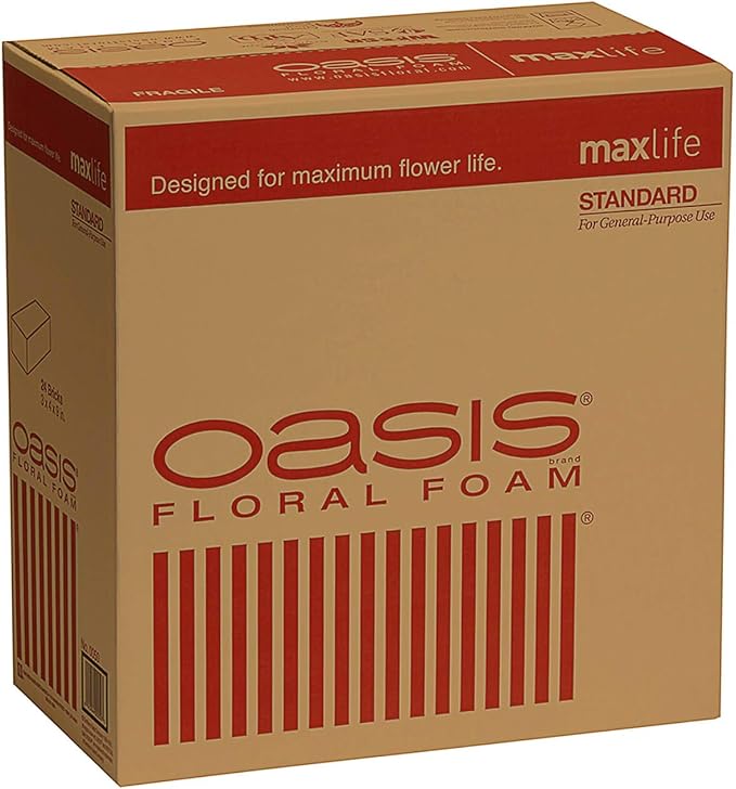 Oasis Standard Floral Foam for Flower Arrangement by EventDecorDirect