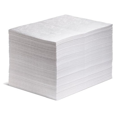 PIG Oil Mat - Oil-Only Absorbent Mat Pad - 200 Pads per Bag - 15" x 20" Pad - by NewPig