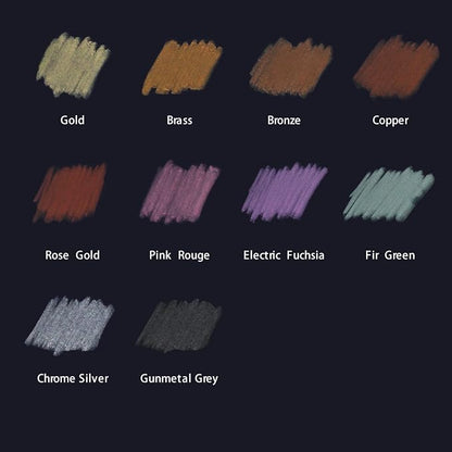 Mont Marte Metallic Soft Pastels 10pc - Image 2