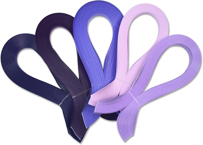 CrafTreat Purple Quilling Paper Strips - Image 2