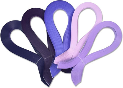 CrafTreat Purple Quilling Paper Strips - Image 2