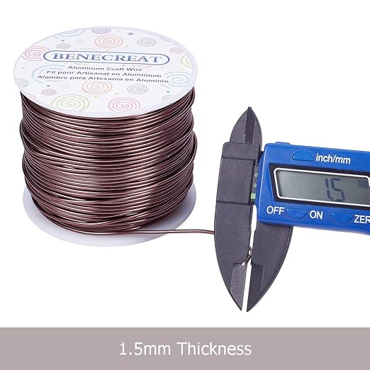BENECREAT 15 Gauge 220FT Aluminum Wire Anodized Jewelry Craft Making Beading - Image 8
