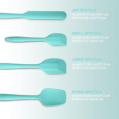 4 Piece Silicone Spatula Set, Flexible Heat Resistant Non-scratch Baking - Image 7