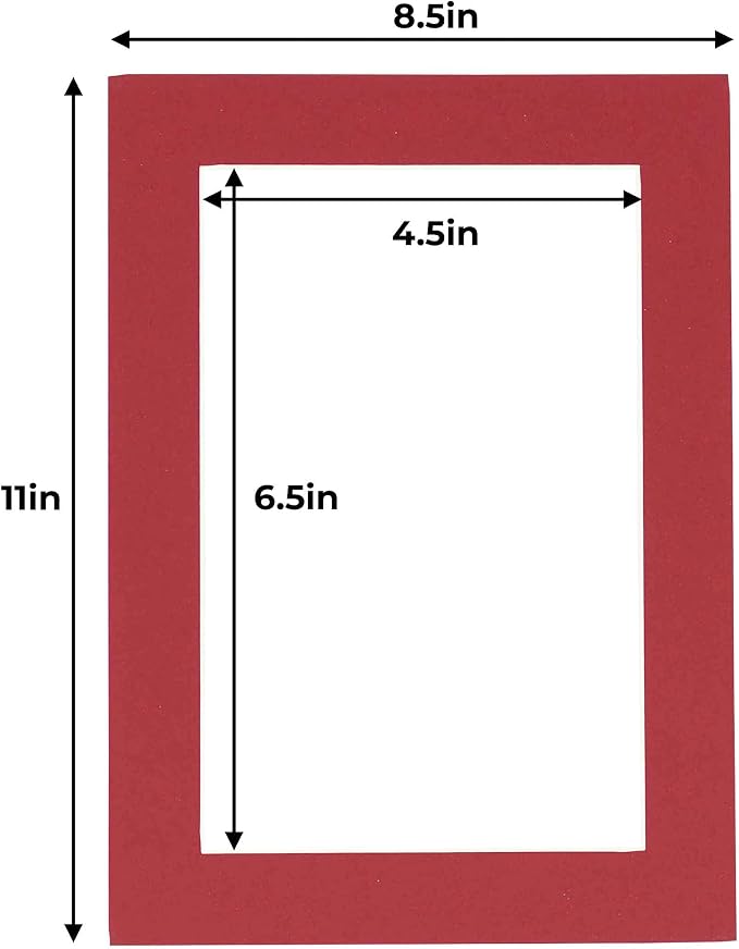 5x7 Mat for 8.5x11 Frame - Image 3