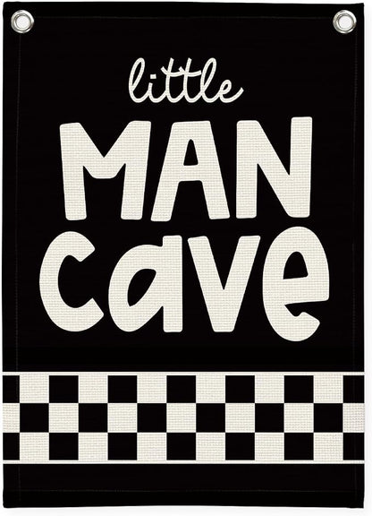 Boy Room Decor, Little Man Cave Sign by Unknown