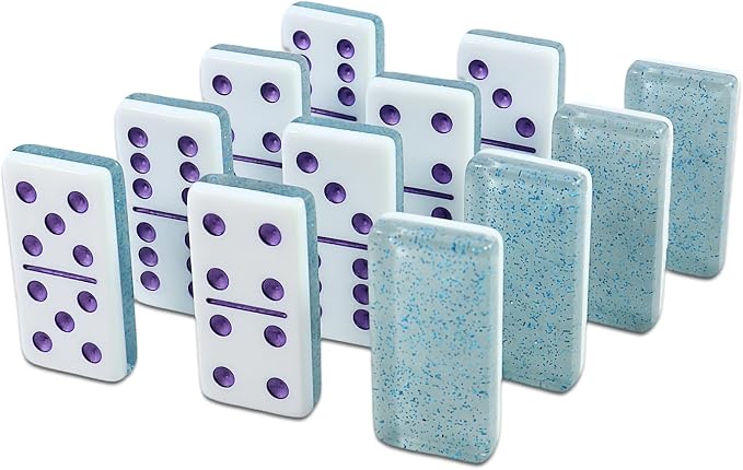 IDTQ Dominoes Set for Adults, Double 6 Dominos Game Set by IDTQ