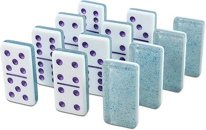 IDTQ Dominoes Set for Adults, Double 6 Dominos Game Set by IDTQ